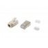 Equip Cat.6A RJ45 Shielded Plug Set, 100pcs/pack