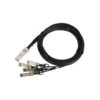 Extralink QSFP+ DAC | QSFP+ Cable | DAC, 40Gbps to 4x 10Gbps 3m, 30AWG