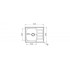 PYRAMIS 100187601 kitchen sink Flush-mounted sink Rectangular Stainless steel