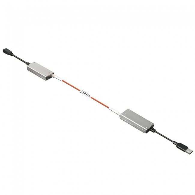 Lindy 200m Fibre Optic USB 2.0 Extender