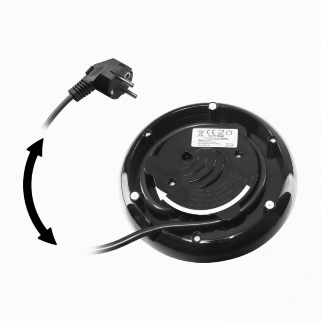 NELO kettle, capacity 1.7 l, power 2000 W, black