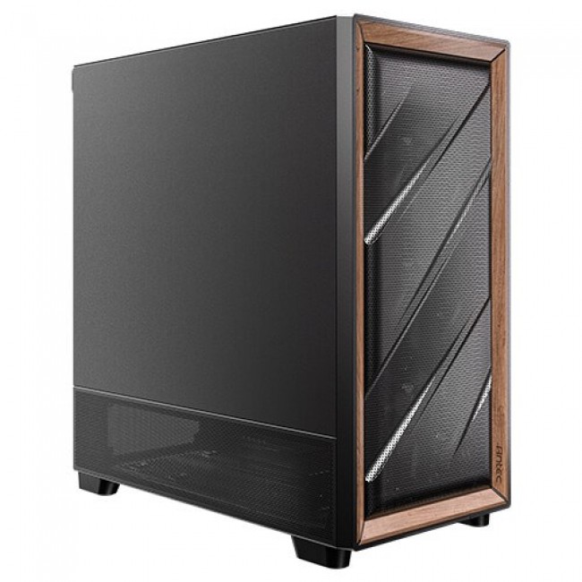Antec FLUX SE Midi Tower Black, Wood