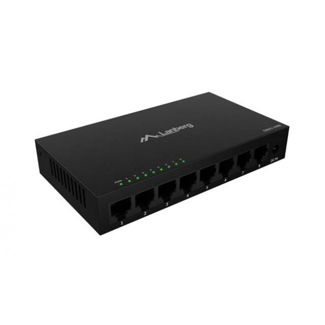 LANBERG DSM1-1008 SWITCH 8X 1GB/S UNMANAGED GIGABIT ETHERNET DESKTOP 12V (METAL CASE) LANBERG DSM1-1008 SWITCH 8X 1GB/S UNMANAGED GIGABIT ETHERNET DESKTOP 12V (METAL CASE)