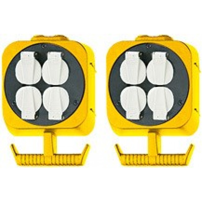 Brennenstuhl 1151760 power extension 5 m 2 AC outlet(s) Black, White, Yellow Brennenstuhl 1151760 power extension 5 m 2 AC outlet(s) Black, White, Yellow