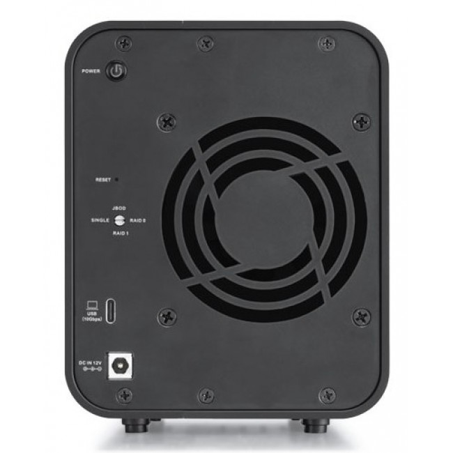 TerraMaster D2-320 disk array Desktop Black TerraMaster D2-320 disk array Desktop Black