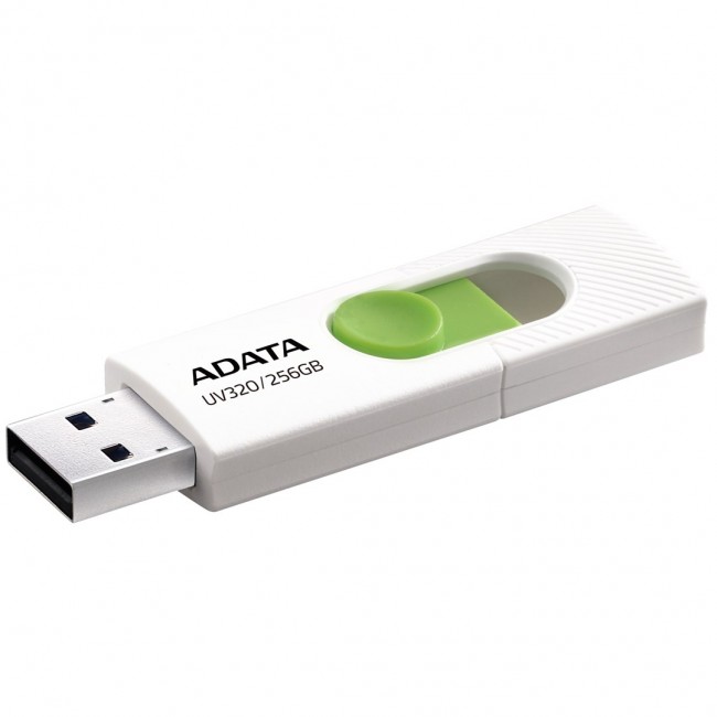 ADATA UV320 USB flash drive 256 GB USB Type-A 3.2 Gen 1 (3.1 Gen 1) Green, White