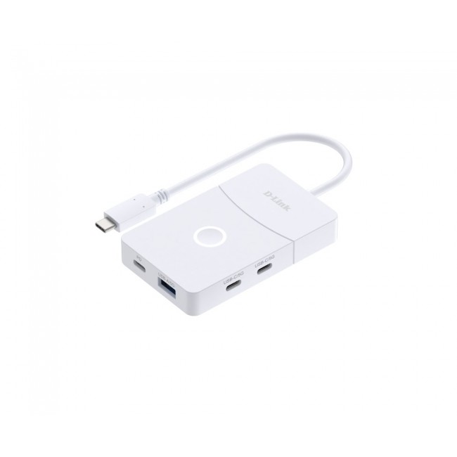 D-Link DUP-501 interface hub USB 3.2 Gen 1 (3.1 Gen 1) Type-C 5000 Mbit/s White D-Link DUP-501 interface hub USB 3.2 Gen 1 (3.1 Gen 1) Type-C 5000 Mbit/s White