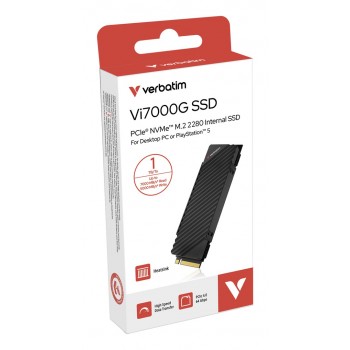 Verbatim Vi7000G PCIe NVMe M.2 SSD 1TB The Ultimate Gaming Solution