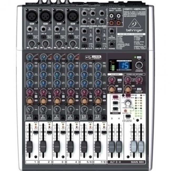 Behringer Xenyx X1204USB audio mixer 12 channels Grey