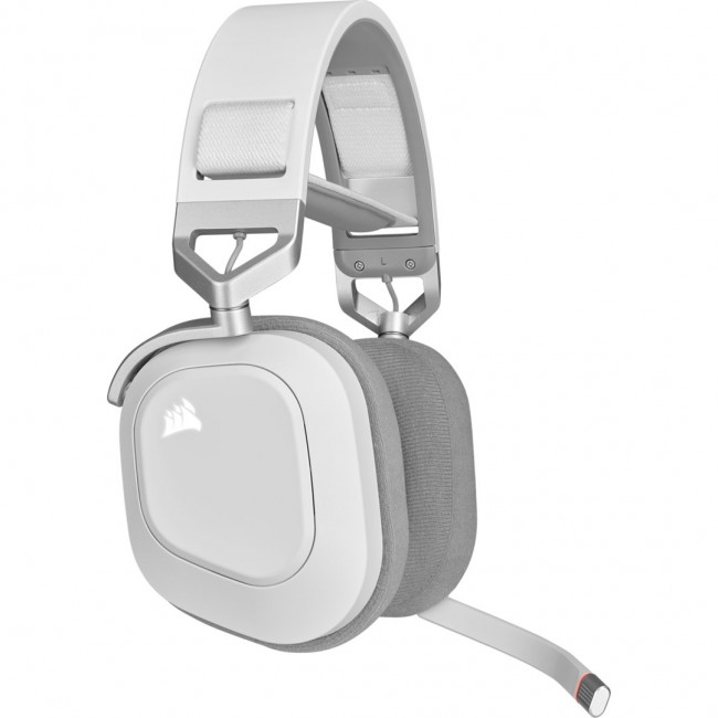 Corsair HS80 RGB Headset Wireless Head-band Gaming White Corsair HS80 RGB Headset Wireless Head-band Gaming White
