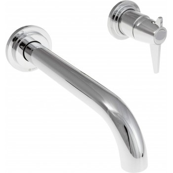 Concealed washbasin mixer