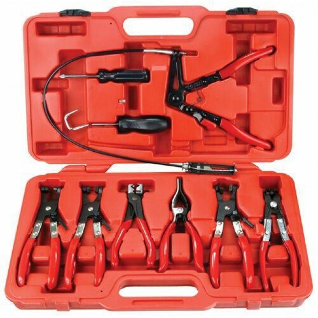 PLIERS FOR SELF-LOCKING BANDS 9pcs. /SILVER PLIERS FOR SELF-LOCKING BANDS 9pcs. /SILVER