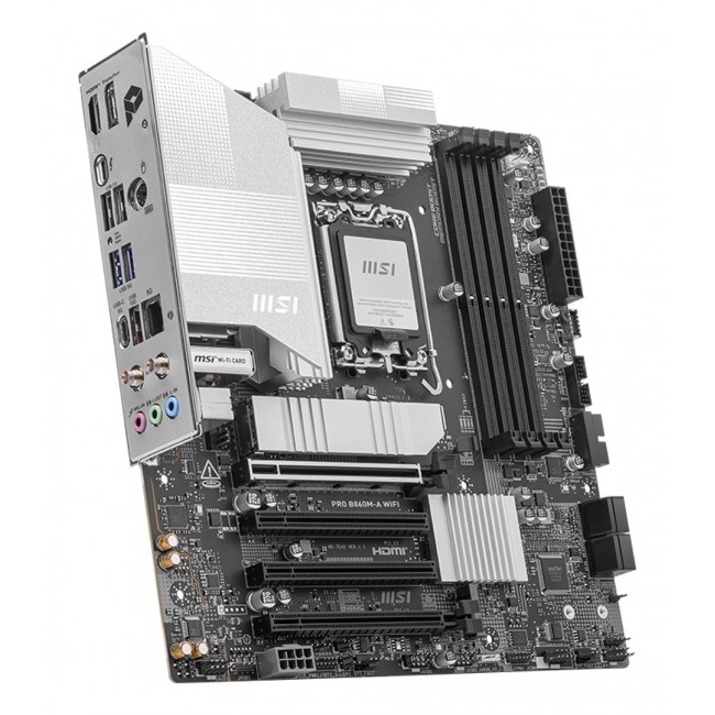 MSI PRO B860M-A WIFI motherboard Intel B860 LGA 1851 (Socket V1) micro ATX MSI PRO B860M-A WIFI motherboard Intel B860 LGA 1851 (Socket V1) micro ATX
