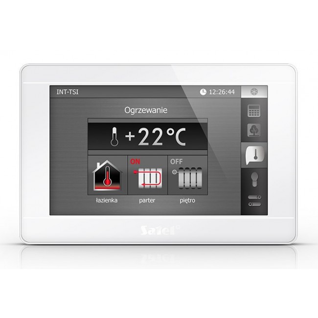SATEL KEYPAD INT-TSI-W GRAPHIC 7 INCHES (WHITE)