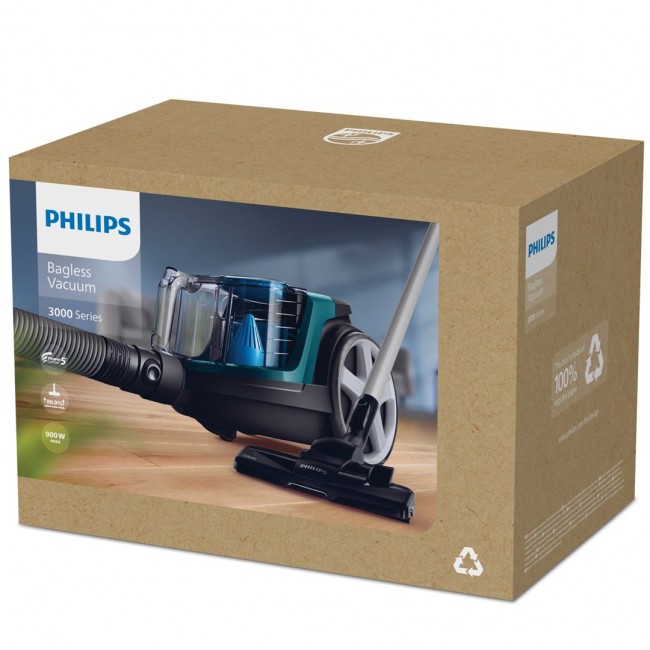 Philips 3000 series FC9334/09 vacuum 1.5 L Cylinder vacuum Dry 900 W Bagless
