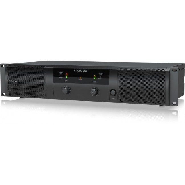 Behringer NX1000 audio amplifier Performance/stage Black