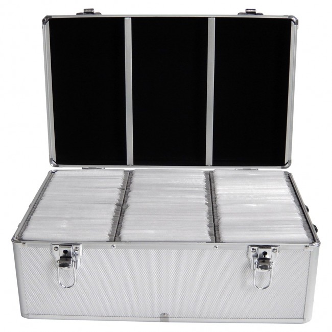 MediaRange BOX77 optical disc case Box case 500 discs Silver