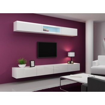 Cama TV stand VIGO 140 30/140/40 white/white gloss