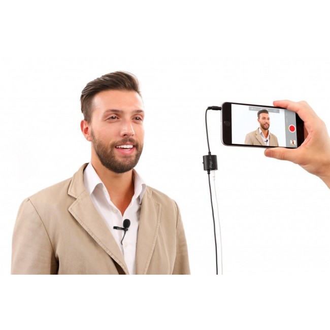IK Multimedia iRig Mic Lav Black Clip-on microphone IK Multimedia iRig Mic Lav Black Clip-on microphone