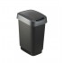 ROTHO Twist Silver - trash bin 25l