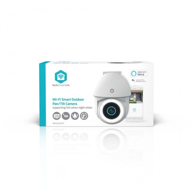 Nedis WIFICO22CWT security camera Dome IP security camera Outdoor 1920 x 1080 pixels Ceiling/wall