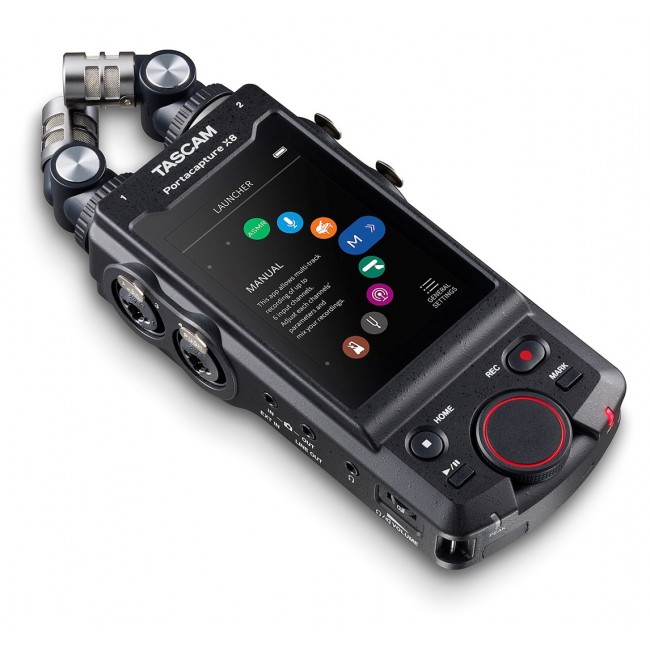 Tascam Portacapture X8 - portable, high resolution multi-track recorder Tascam Portacapture X8 - portable, high resolution multi-track recorder