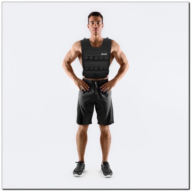 HMS Fitness KTO30 weighted vest Steel Black HMS Fitness KTO30 weighted vest Steel Black