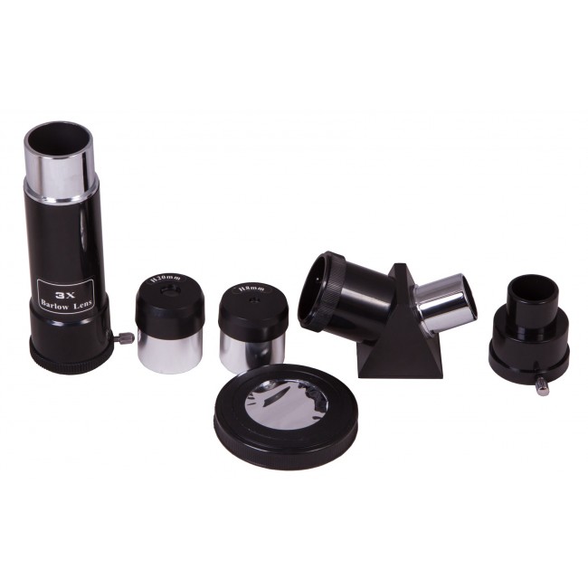 Levenhuk Skyline Travel Sun 50 Refractor 135x Black, Silver Levenhuk Skyline Travel Sun 50 Refractor 135x Black, Silver