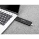 Manhattan M.2 NVMe and SATA SSD Enclosure, USB-C & USB-A Male Connection, Up to 10 Gbps (USB 3.2 Gen2 aka USB 3.1), For 2230/2242/2260/2280 SSDs with M Key or B+M Key, SuperSpeed+ USB, Aluminum, Black, Three Year Warranty Manhattan M.2 NVMe and SATA SSD Enclosure, USB-C & USB-A Male Connection, Up to 10 Gbps (USB 3.2 Gen2 aka USB 3.1), For 2230/2242/2260/2280 SSDs with M Key or B+M Key, SuperSpeed+ USB, Aluminum, Black, Three Year Warranty