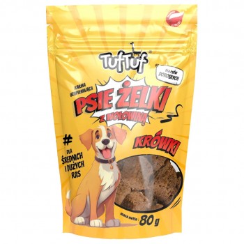 TUF TUF Psie elki - beef fudge - dog treat - 80g