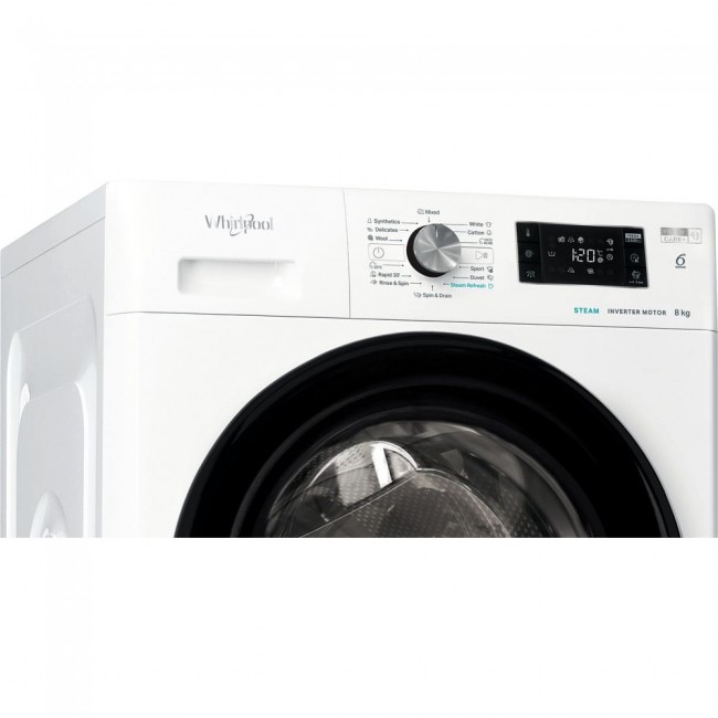 Whirlpool FFB 8458 BV EE washing machine Front-load 8 kg 1351 RPM White Whirlpool FFB 8458 BV EE washing machine Front-load 8 kg 1351 RPM White