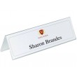 Durable 8053-19 non-metallic nameplate Transparent