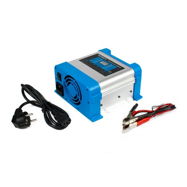 AZO Digital 24V AC Battery Charger BC-20 PRO 10A (230V/24V) LCD 7-stage charger