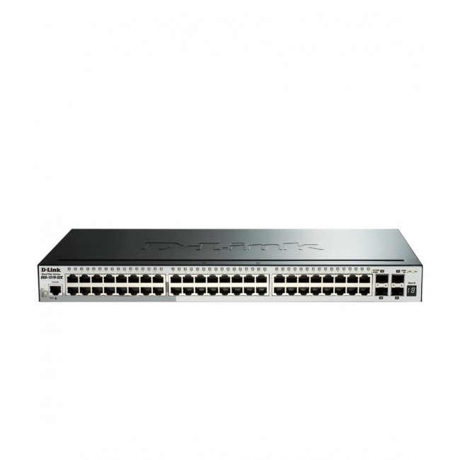 D-Link DGS 1250-52X - Switch - Smart - 48 x+ 4 10 Gigabit SFP+ - Switch - Fiber Optic D-Link DGS 1250-52X - Switch - Smart - 48 x+ 4 10 Gigabit SFP+ - Switch - Fiber Optic