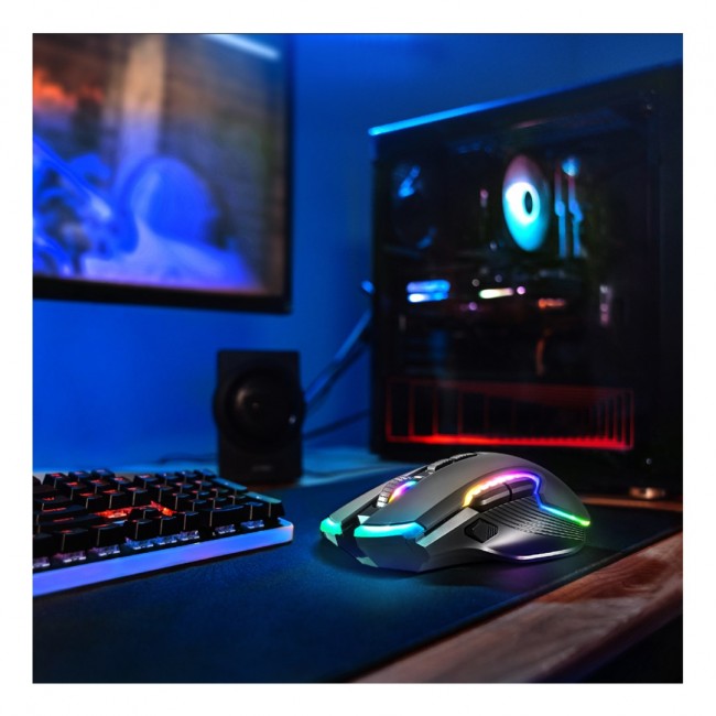 Spirit of Gamer ELITE M70 mouse Gaming Right-hand RF Wireless + Bluetooth Optical 4800 DPI