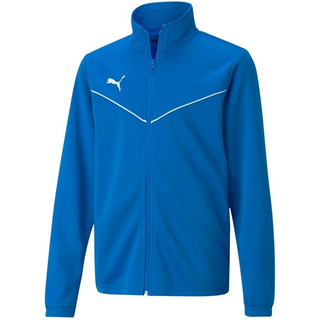Puma teamRISE Training Poly Jacket Jr blue 657393 02 116cm Puma teamRISE Training Poly Jacket Jr blue 657393 02 116cm