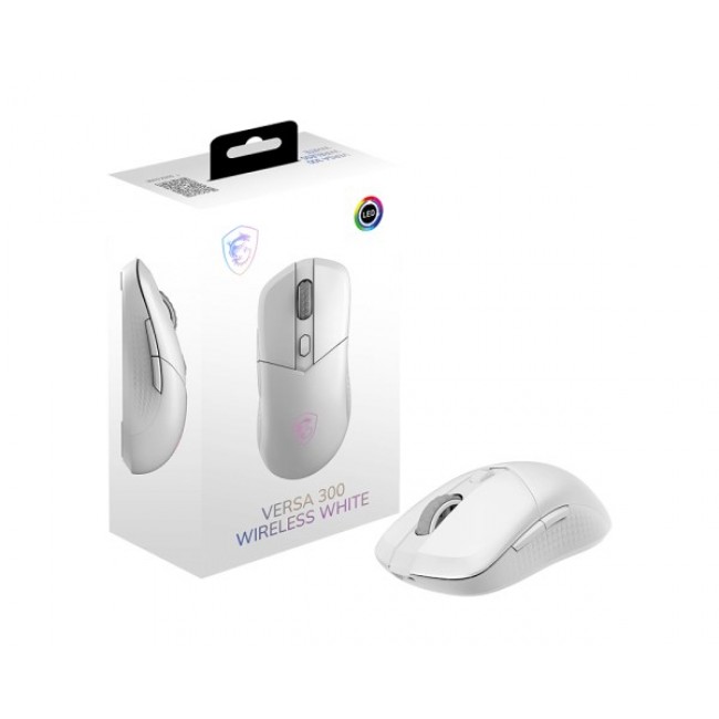 MSI Versa 300 Wireless mouse Gaming Right-hand RF Wireless + Bluetooth + USB Type-C Optical 8000 DPI