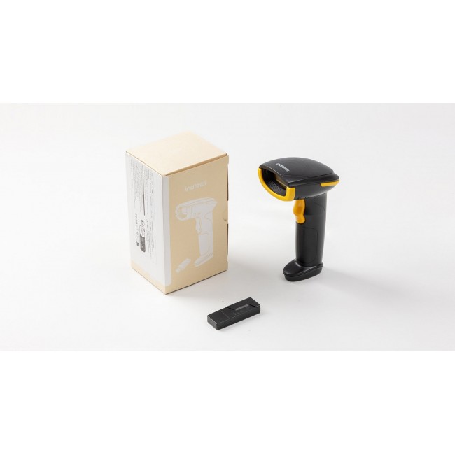Inateck BCST-23 Handheld bar code reader 2D CMOS Black, Yellow