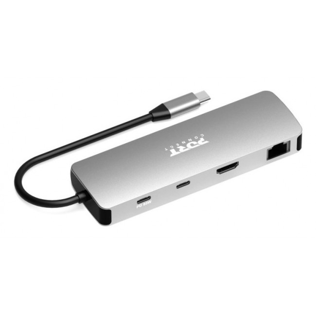 Port Designs 900164 laptop dock/port replicator Wired USB 3.2 Gen 1 (3.1 Gen 1) Type-C Stainless steel