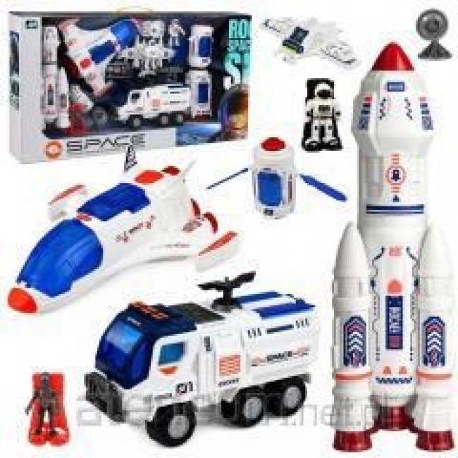Du y Zestaw Kosmiczny Stacja Rakieta Prom Pojazd Eksploracyjny Astronauci