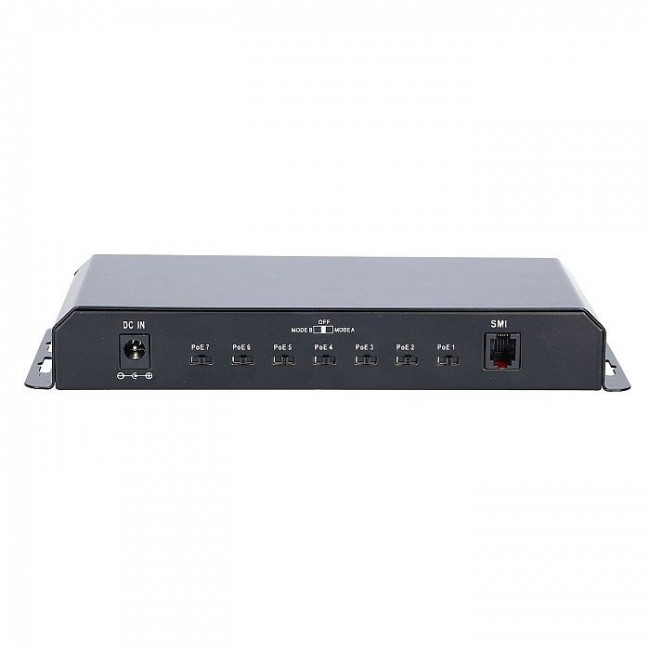 Extralink PoE Switch KRATOS 7x Gigabit PoE, 1x Uplink RJ45, Power Supply 24V 2.5A, 60W