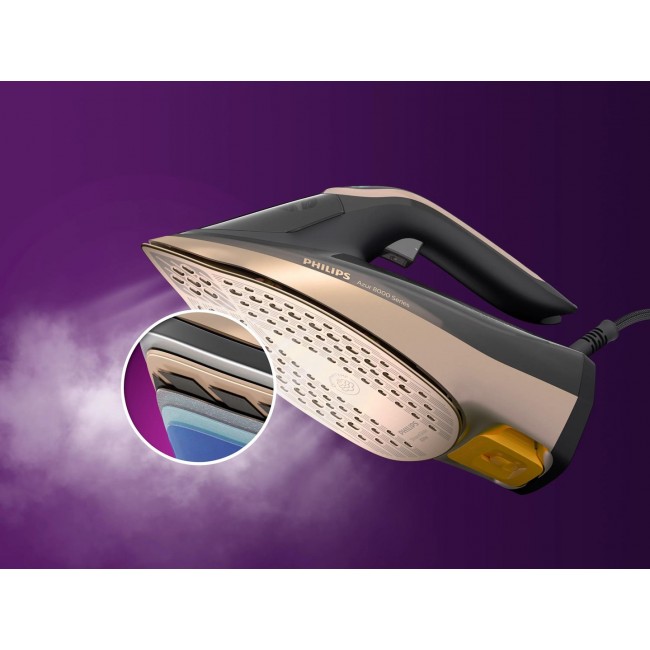 Philips DST8041/80 iron Steam iron SteamGlide Elite soleplate 3000 W Black Philips DST8041/80 iron Steam iron SteamGlide Elite soleplate 3000 W Black