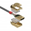 Lindy 20m DisplayPort 1.2 Cable, Gold Line