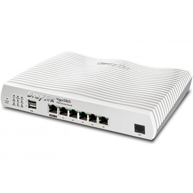 DrayTek Vigor 2865 wired router Gigabit Ethernet DrayTek Vigor 2865 wired router Gigabit Ethernet