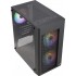 Aerocool HEXFORMBKV2 Micro ATX PC Case 3 Fans FRGB Black