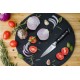 Paring Kohersen Elegance Ebony Wood Vegetable cutter Damascus steel 8,9 cm Paring Kohersen Elegance Ebony Wood Vegetable cutter Damascus steel 8,9 cm