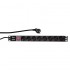 LogiLink PDU8C01 power distribution unit (PDU) 8 AC outlet(s) 1U Black