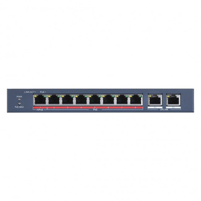 Hikvision DS-3E0310HP-E network links Non-managed Fast Ethernet (10/100) PoE support Blue Hikvision DS-3E0310HP-E network links Non-managed Fast Ethernet (10/100) PoE support Blue
