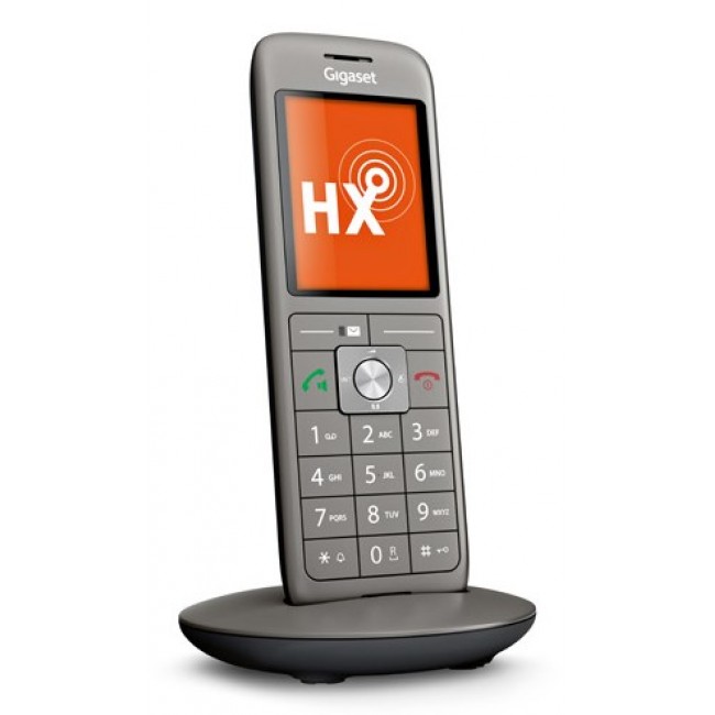 Gigaset CL660HX Analog/DECT telephone Caller ID Anthracite, Black