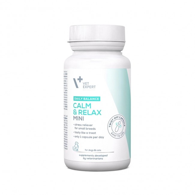 VETEXPERT Calm&Relax Mini - supplements for dogs and cats - 30 pcs VETEXPERT Calm&Relax Mini - supplements for dogs and cats - 30 pcs